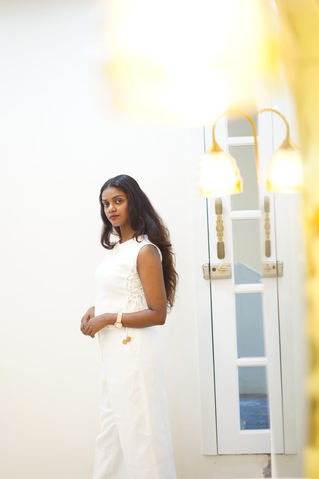 Earthvale Women's Pure Linen Co-ord Set with Side tie EV0007